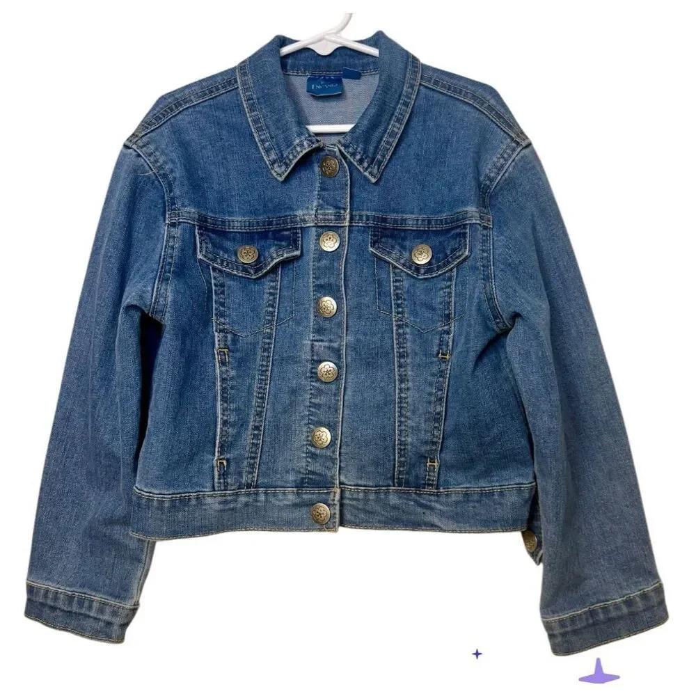 Disney’s Encanto Girls Jean Jacket Sz. S (6) Snap Front
